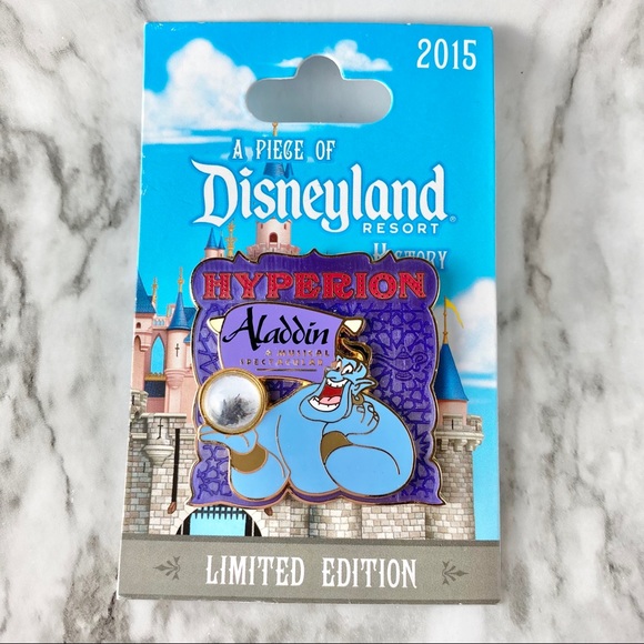 Disney | Other | New Rare Disney Piece Of Disneyland Aladdin Pin | Poshmark
